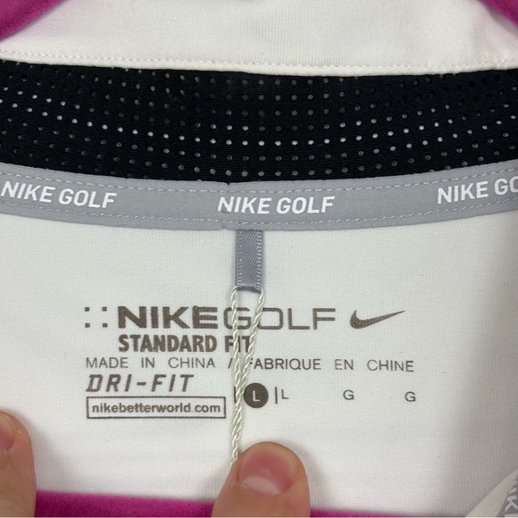 Nike Golf Men’s Dri-Fit Standard Fit Polo Shirt Size Large NWT - Picture 3 of 9